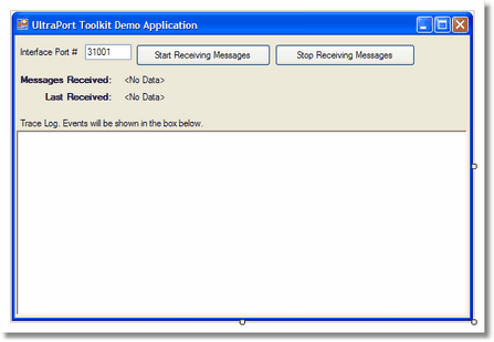 Design View of a simple form