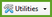 The Utilities button on a toolbar