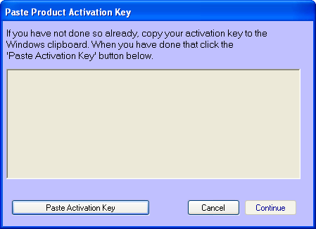 Manual Activation via the clipboard