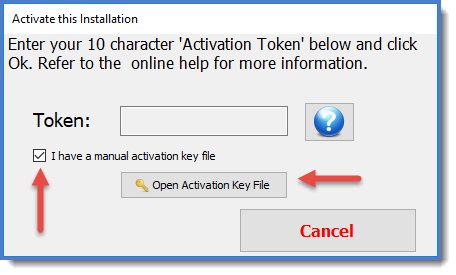 Activate with Key File