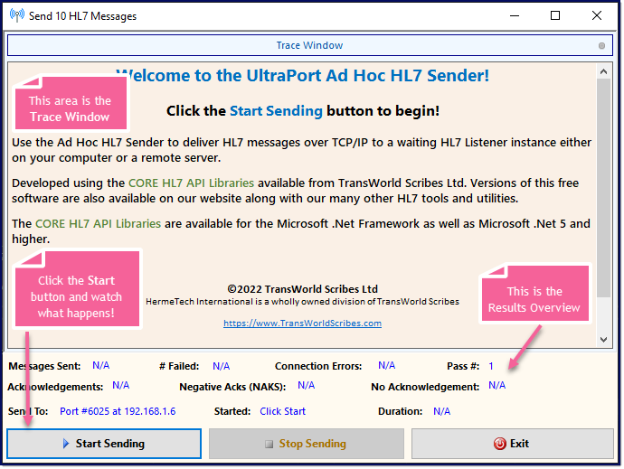 Ad Hoc HL7 TCP/IP Listener Ad Hoc HL7 TCP/IP Listener