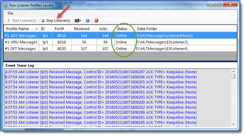Running 3 Listener Profiles At Once Running 3 Listener Profiles At Once