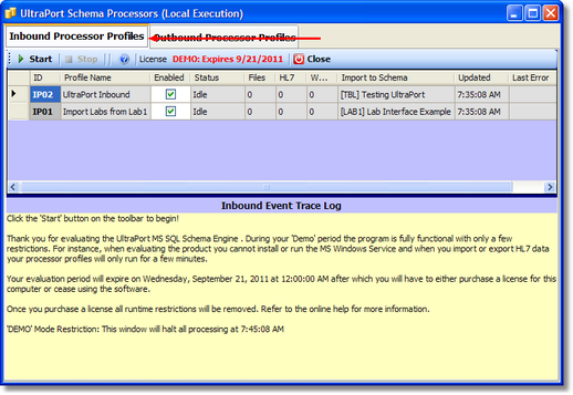 Running Locally (Inbound Processors) Running Locally (Inbound Processors)