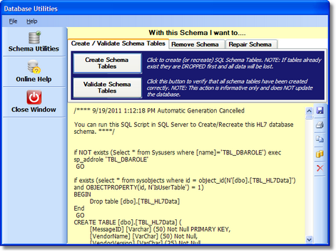 Generated SQL Script Generated SQL Script