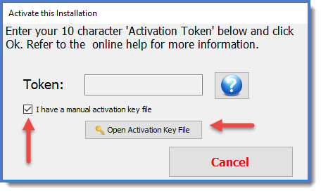 Activate with Key File Activate with Key File