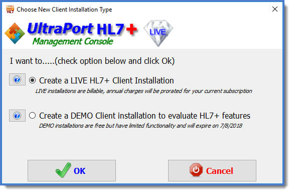 Choose type of installation Choose type of installation